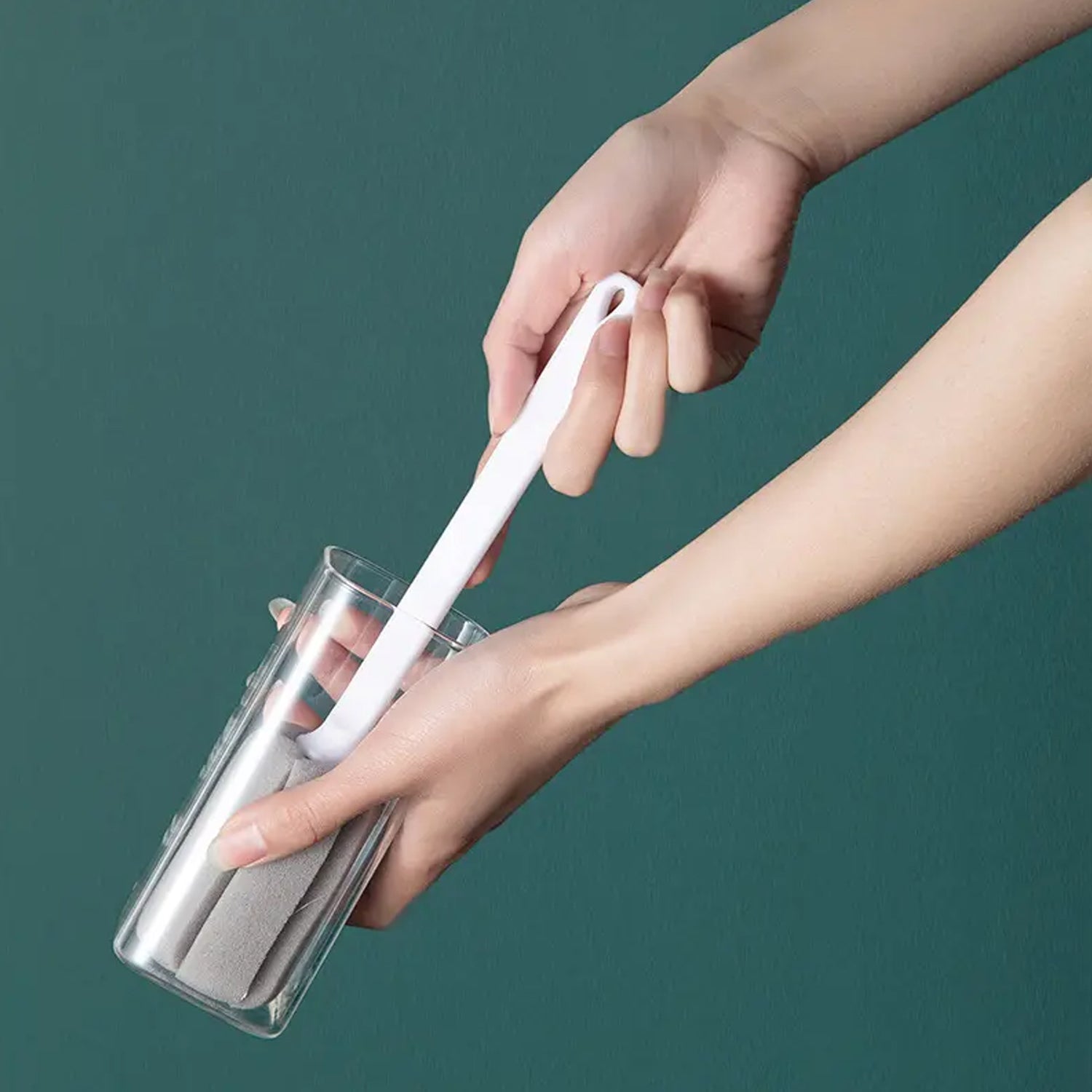 4060 Cleaning Brush Cleaner with Plastic Long Handle , Soft Dish Washing Foam Cleaning Brushes For Cups Mugs Kettles Wine Glasses and Baby Bottles DeoDap 4060 Cleaning Brush Cleaner with Plastic Long Handle , Soft Dish Washing Foam Cleaning Brushes For Cups Mugs Kettles Wine Glasses and Baby Bottles DeoDap